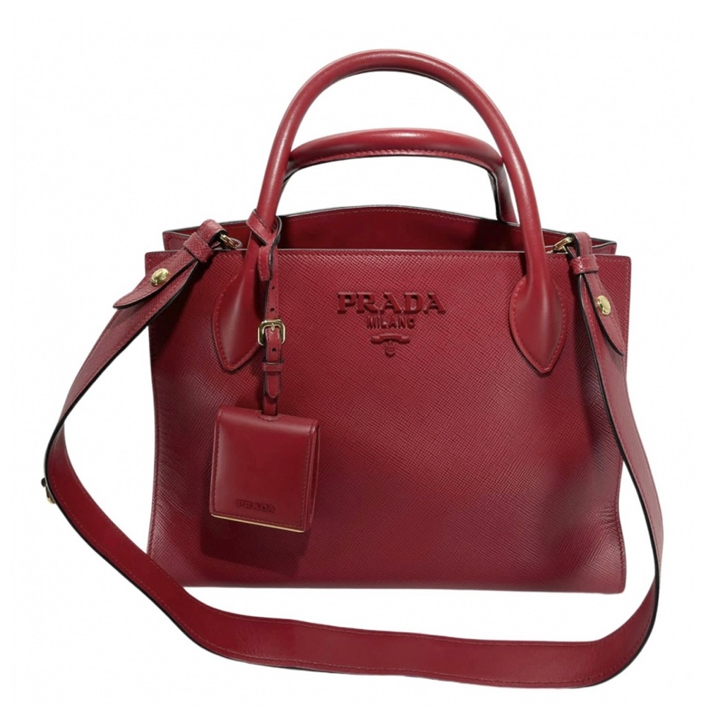 PRADA MONOCHROME LEATHER BAG